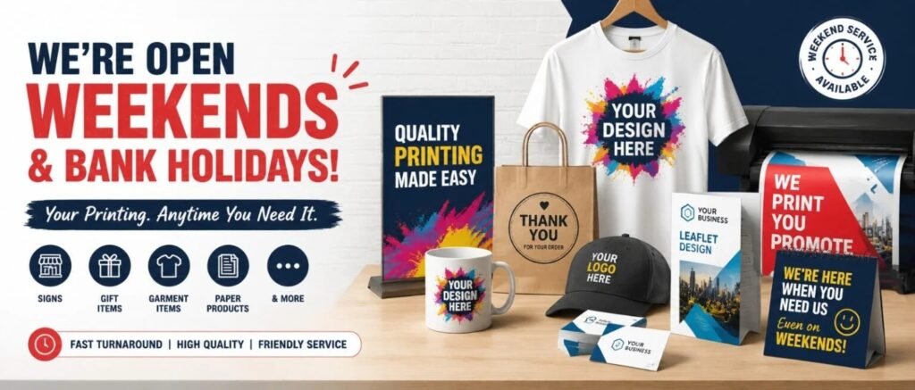 Weekend Printing Service 